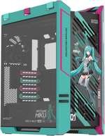ASUS ROG Strix Helios II Hatsune Miku Edition Mid Tower Computer Case, 4x 140mm Pre-Installed Fans, Up to 420 Radiator & 7x 120mm Fan Support, USB-C 20Gbps, Cable Management | 90DC00W0-B39010