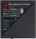 ASUS ROG THOR 850W Platinum II Fully Modular Power Supply, 80 Plus Platinum,135mm Wing-blade Fan with PWM Control, ROG Heatsinks, OLED Display, Aura Sync, Low-ESR Capacitors | 90YE00L2-BONAOO