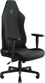 RAZER Iskur V2 X Gaming Chair, Built-in Lumbar Support, 2D Padded Armrests, 50mm Casters, Wide Seat Base, 152Â° Back Angle, 4-Class Gas Lift, 136kg Max Weight, Fabric Finish, Black | RZ38-05310100-R351