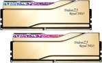 G.SKILL Trident Z5 Royal Neo 32GB (2x16GB) DDR5 Dual Channel Desktop Memory, 8000 MT/s Memory Speed, CL38-48-48-128 CAS Latency, 1.45 Voltage, AMD EXPO Ready, Gold | F5-8000J3848H16GX2-TR5NG