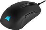 Corsair M55 PRO RGB, Black, Optical, 12000DPI
