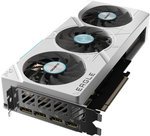 GIGABYTE GeForce RTX 4070 SUPER EAGLE OC ICE Graphics Card, 12GB GDDR6X 192 bit Memory, 2535 MH Core Clock, 21 Gbps Memory Speed, 7168 CUDA, PCI-E 4.0, 3* DP / 1* HDMI | GV-N407SEAGLEOC ICE-12GD