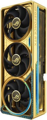 ASUS ROG Astral GeForce RTX 5090 Dhahab OC Edition Graphics Card, 32GB GDDR7 512-Bit Memory, 2580 MHz Boost Clock, 21760 CUDA Cores, 28 Gbps Memory Speed, Gold | 90YV0LW6-M0NM00