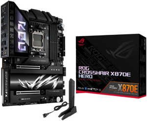 ASUS ROG CROSSHAIR X870E HERO, AMD AM5 Motherboard, DDR5 192GB Max Support EXPO, AI Intelligence, Wi-Fi 7, 2 x USB4 Ports, Overclocking Support | 90MB1IE0-M0EAY0