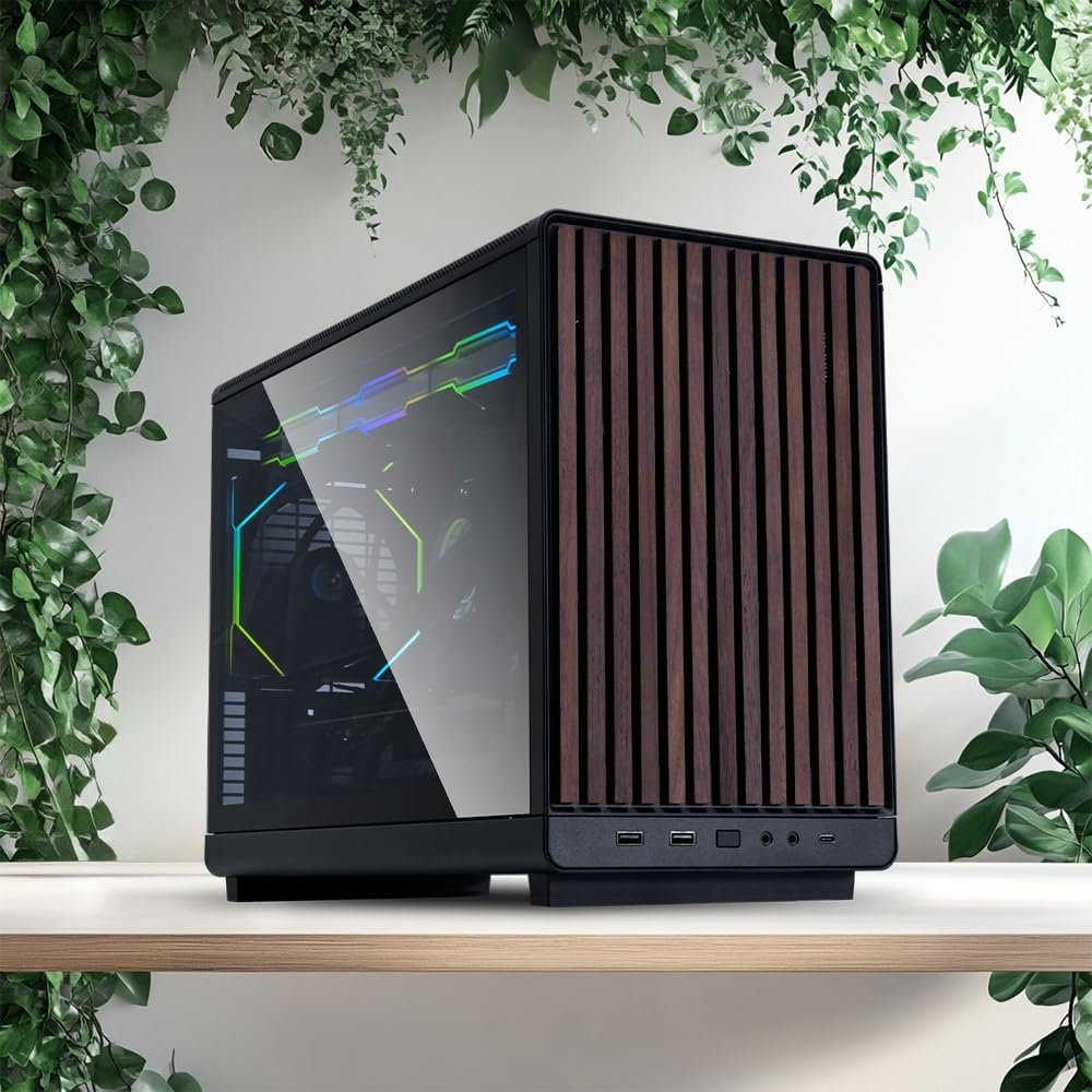  Lian Li A3-mATX-WD-26.3L Micro Form Factor Chassis-No Fans Included-Supports 360mm AIO-Modularity Design-for M-ATX, ITX Motherboard-DAN Cases