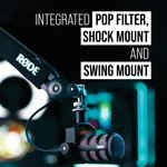  RÃ˜DE PodMic Broadcast-quality Dynamic Microphone with Integrated Swing Mount for Podcasting, Streaming, Gaming, and Voice Recording (Black