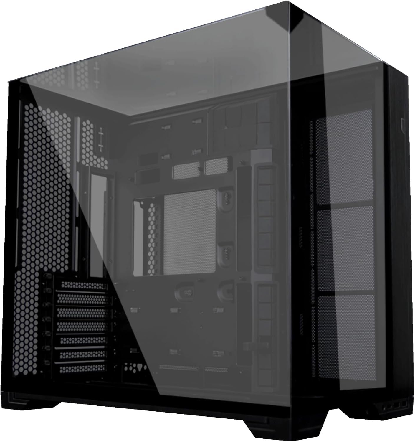 Lian Li O11 Vision Compact Black-Steel-Tempered Glass ATX Mid Tower Computer Case-Back Connect Support-O11VPX