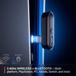SteelSeries 61680 Wireless Gaming Earphones, Arctis GameBuds ANC Noise Cancelling for PC/PS 5/4/Switch/Smartphones, IP55 Dustproof and Waterproof, Bluetooth.
