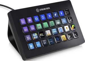 Corsair Elgato Stream Deck XL - Advanced Stream Control with 32 customizable LCD keys, for Windows 10 and macOS 10.13 or later - Black | 10GAT9901