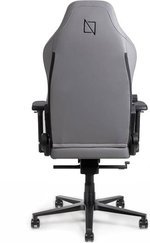  Navodesk APEX Cloud Leather Ergonomic Gaming Chair, 155Â° Reclining High Back Chair, 4D Metal Armrest, Magnetic Memory Foam Headrest, Lumbar Support, 60mm Castors, Ultimate Grey | B0CCYTD4XC
