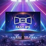 AOC 27G11ZE2 27" 240Hz Gaming Monitor, Fast IPS, Adaptive Sync, 240Hz, 0.3ms, FHD 1920 x 1080, HDR10, 3-Sided Frameless, Low input lag, Flicker Free,...