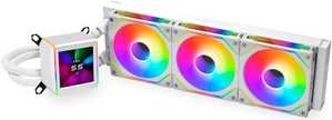 Lian Li Galahad II LCD 360 AIO CPU Liquid Cooler with 120mm SL Infinity Fans, 2.88â€ IPS LCD Screen, Asetek 8th Gen 3600 rpm Pump, Up to 2450 RPM Fan Speed, 79.9 CFM Airflow, White | GA2ALCD36INW