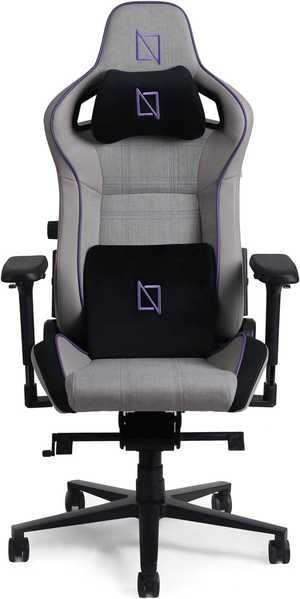 Navodesk Formula Series Apex Air Gaming Chair, Lumbar Support, 4D Armrests, Memory Foam Pillows & Magnetic Headrest, Up to 155Â° Backrest Recline, 135kg Weight Capacity, Frost Grape | APEXAIR-FS-FG