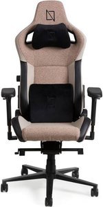 Navodesk Formula Series Apex Air Gaming Chair, Built-In Lumbar Support, 4D Armrests, Magnetic Headrest, Up to 155Â° Backrest Recline, 135kg Weight Capacity, Mars Red | APEX-AIR-FW-MR