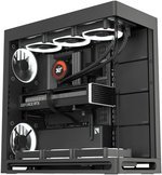 HAVN HS 420 E-ATX Mid Tower VGPU Edition Computer Case, Up To 420mm Radiators, 11x Fan Support, SGCC Sheet Metal, Tempered Glass, ABS, Zinc Alloy, NdFeB Magnets, Black | HVN-CA-HS420-08