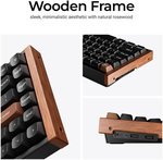 Keychron K2 HE, Wireless Mechanical Keyboard, English-Arabic Keyboard, 2.4 GHz, Bluetooth 5.2, Hot-swap, Type-C, Mac & Windows Keycaps, White | K2H-Q1-AR