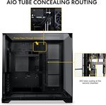 Lian Li O11 Vision Compact Black-Steel-Tempered Glass ATX Mid Tower Computer Case-Back Connect Support-O11VPX