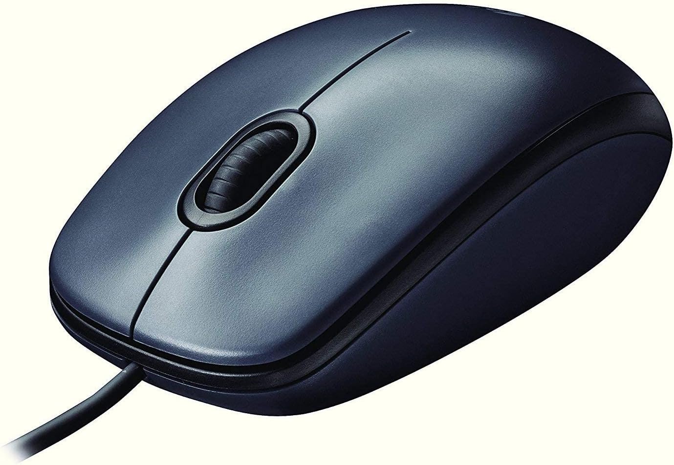 Logitech M90 USB Wired Mouse - Black