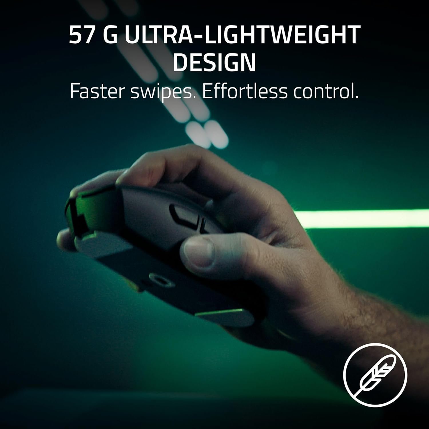  Razer DeathAdder V4 Pro Wireless Gaming Mouse: 56g Lightweight - HyperSpeed Wireless Gen-2 - Optical Scroll Wheel - Optical Switches Gen-4 - Focus Pro 45K..