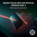  Razer DeathAdder V4 Pro Wireless Gaming Mouse: 56g Lightweight - HyperSpeed Wireless Gen-2 - Optical Scroll Wheel - Optical Switches Gen-4 - Focus Pro 45K..