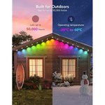 Govee Permanent Outdoor Lights 30M, Smart RGBIC Outdoor Lights with 72 Scene Modes, Work with Alexa, Google Assistant, 72 LED Eaves Lights IP67 Waterproof for Party, Eaves Decoration