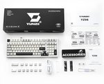  YUNZII YZ98 Gasket Mechanical Keyboard 99 Key Hot Swappable BT5.0/2.4G/USB-C Wireless Gaming Keyboard NKRO 98% 1800 Layout with RGB LED Backlit for...
