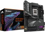 GIGABYTE X870 Aorus Elite Wifi7 AM5 ATX Motherboard, AMD X870 Chipset, 4x DDR5 DIMM Slot, 256GB Max Memory, 4x M.2 Slots, 1x PCIe 5.0 x16, Black | X870-A-ELITE-WIFI7