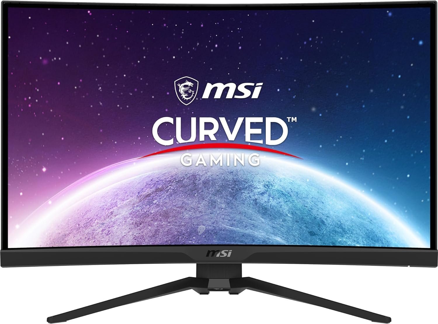MSI MAG275CQRF QD, 27" Gaming Monitor, 2560 x 1440 (QHD) Rapid VA with Quantum Dot, 1 ms, 170Hz, FreeSync Premium, HDR Ready, 1000R, HDMI, DisplayPort