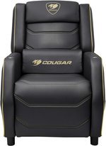 COUGAR Ranger Pro Royal Gaming Sofa, Steel-Frame, Breathable Pvc Leather, With Lumbar Pillow, 157Â° Recliner System, 160Kg Weight Capacity- Black