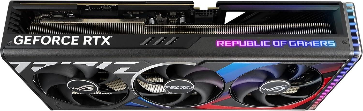  ASUS ROG Strix GeForce RTXÂ® 4090 OC Edition Gaming Graphics Card (PCIe 4.0, 24GB GDDR6X, HDMI 2.1a, DisplayPort 1.4a)