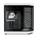 HYTE Y70 Upgraded Modern Aesthetic Dual Chamber Panoramic Tempered Glass Mid-Tower ATX Computer Gaming Case with PCIE 4.0 Riser Cable Included, White (CS-HYTE-Y70-BW)