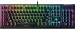 Razer BlackWidow V4 X Mechanical Keyboard, Razer Green Switches, Wired Connectivity, Multi-Functional Roller, 6 Dedicated Macro Keys, Doubleshot ABS Keys, ENG-ARAB Layout, Black | RZ03-04703500-R391