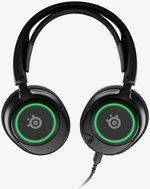  SteelSeries Arctis Nova 3 Multi-System Gaming Headset, Hi-Fi Drivers, 360Â° Spatial Audio, RGB Lights, AirWeave Memory Foam Earcups, Lightweight, ClearCast Gen 2 Mic, For PC/PS5/PS4, Black | 61631