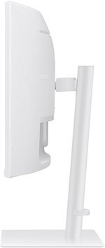 SAMSUNG S65TC ViewFinity S6 Monitor, 34" VA UWQHD Display, 100Hz Refresh Rate, 5ms Response Time, 1000R Curvature, Built-In Speaker, KVM Switch, FreeSync Technology, White | LS34C650TAMXUE