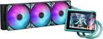ASUS ROG RYUO IV 360 ARGB Hatsune Miku Edition Liquid CPU Cooler, 6.67" AMOLED Display, 360mm Radiator, 3x 120mm MF-12C aRGB Fans, 2650 RPM Speed, 71.44 CFM Fan Airflow | 90RC01P1-B0EAY0