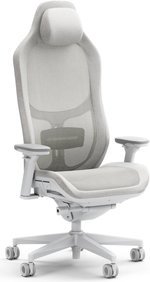 Fractal Refine Gaming Chair, Nylon Reinforced Mesh Fabric Cover, Synchro-Tilt Mechanism, Hubless 65mm with Soft PU Casters, Adjustable Lumbar Support, Class 4 Gas Piston, Mesh Light | FD-CH-RE1M-02