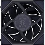 Lian Li Uni Fan TL 120 Case Fan, 1.6â€ LCD, 120mm Fan Size, 1900 RPM Fan Speed, 62 CFM Airflow, PA66 / PBT Materials, Fluid Dynamic Bearing, Single Pack, Black | G99.12TLLCD1B.00