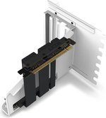 NZXT Vertical GPU Mounting Kit, 175 mm PCIe 4.0x16 Riser Cable, GPU Holder, Sturdy Steel Bracket, Fits perfectly with NZXT H5, H7 and H9 Series, White | AB-RH175-W1