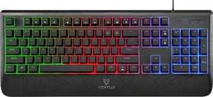 Vertux RaidKey Rapid Response, Rainbow Multi Color Wired, 25 Keys Anti Ghosting, Mechanical Gaming Keyboard | VE.RAIDKEY-EA.NC