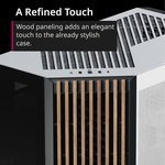  APNX V1 Dual-Chamber ATX Mid-Tower Airflow PC Case, Panoramic Glass Panels, 10 Fan Slots, 360mm Radiator Support, Angular Intake 16cmx2 Fan Bracket, GPU