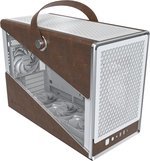 MONTECH Heritage PRO mATX, Compact Leather Gaming Chassis with Signature Handle Design, Supports RTX 50 Series GPUs, ATX PSU, and 360mm AIO, 4 Pre-Installed...