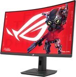  ASUS ROG Strix 32â€ 1440P USB-C Curved HDR Gaming Monitor (XG32WCS) - QHD, 180Hz, 1ms, Fast VA, Extreme Low Motion Blur Sync, FreeSync, DisplayWidget, Tripod...