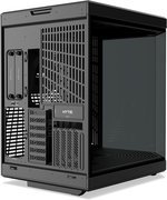  HYTE Y70 Upgraded Modern Aesthetic Dual Chamber Panoramic Tempered Glass Mid-Tower ATX Computer Gaming Case with PCIE 4.0 Riser Cable Included, Black