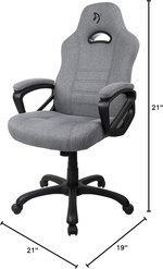  AROZZI Gaming Chair Enzo Woven Fabric Grey