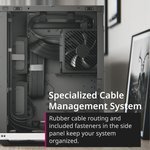  APNX V1 Dual-Chamber ATX Mid-Tower Airflow PC Case, Panoramic Glass Panels, 10 Fan Slots, 360mm Radiator Support, Angular Intake 16cmx2 Fan Bracket, GPU