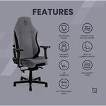 NAVODESK CHAIR APEX DARK GRAY