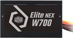  Cooler Master Elite NEX 700W 230V Non Modular Power Supply, 80 Plus Standard Certified, Active PFC & Dual Forward Topology Design, 120mm Sleeve Fan, UK Plug, Black | MPW-7001-ACBW-BUK