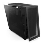 NZXT H7 Air Flow ATX Mid Tower Gaming Case, 360mm Radiator Support, Tempered Glass Side Panel, 2x 120mm Quiet Airflow Fans, Supports Vertical GPU Mounting, Black | CM-H71FB-01