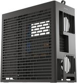HAVN HS 420 E-ATX Mid Tower VGPU Edition Computer Case, Up To 420mm Radiators, 11x Fan Support, SGCC Sheet Metal, Tempered Glass, ABS, Zinc Alloy, NdFeB Magnets, Black | HVN-CA-HS420-08