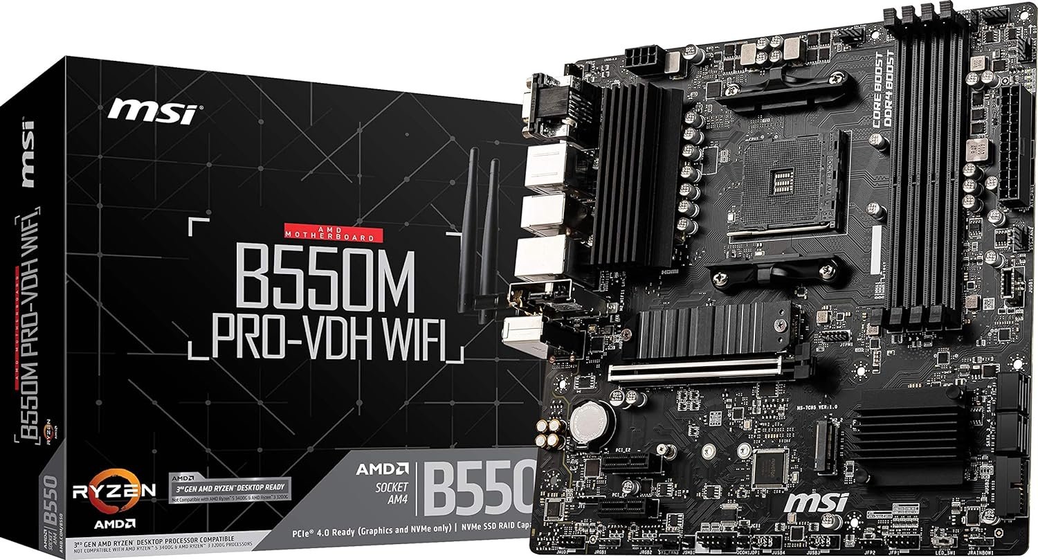 MSI MB B550M PRO VDH WIFI DDR4